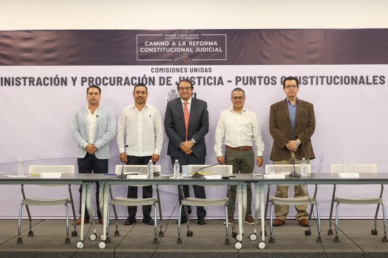Comisiones de la Legislatura inician análisis de reforma judicial en Querétaro Borrador automático
