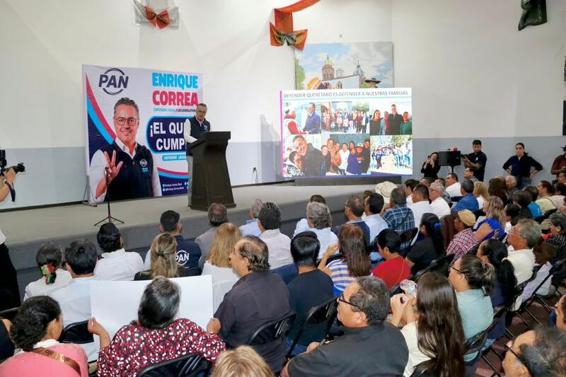 Enrique Correa destaca resultados legislativos y llama a defender la paz y las libertades en Querétaro Borrador automático