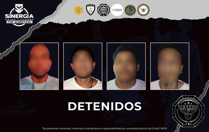 Operativo Sinergia realiza seis cateos simultáneos; detienen a cuatro personas en Querétaro Borrador automático