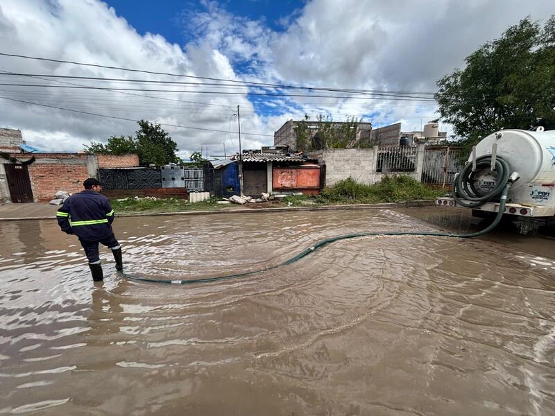 JAPAM atiende taponamientos en Pueblo Quieto con equipo de desazolve Borrador automático