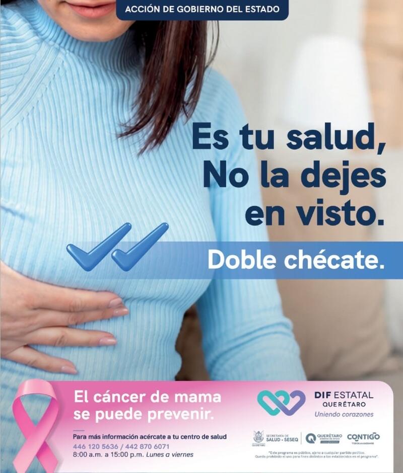 Exhorta SESA a mujeres a realizarse estudios para detectar cáncer de mama Borrador automático