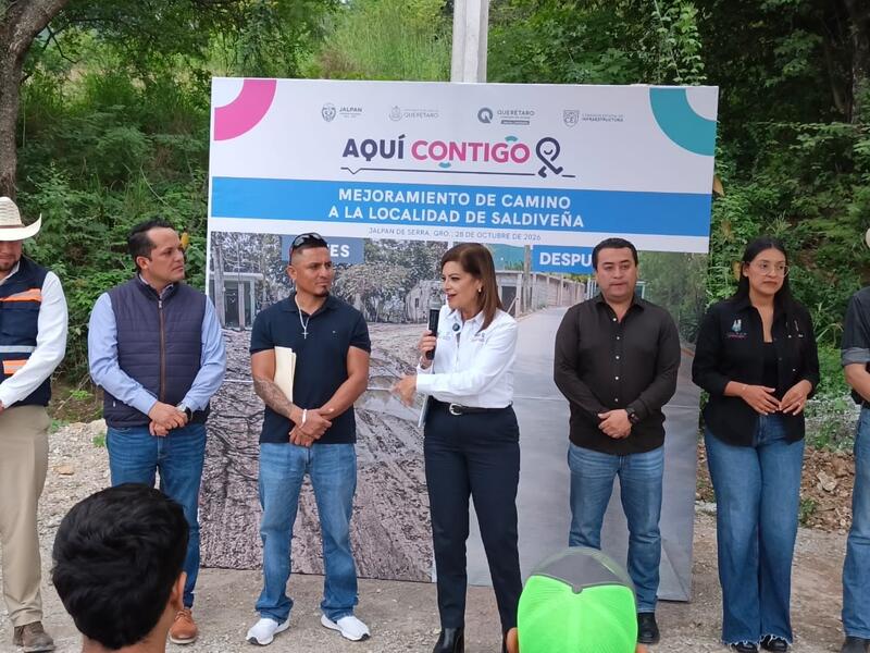 Modernizan camino en La Saldiveña, Jalpan, con inversión de 2 mdp Borrador automático