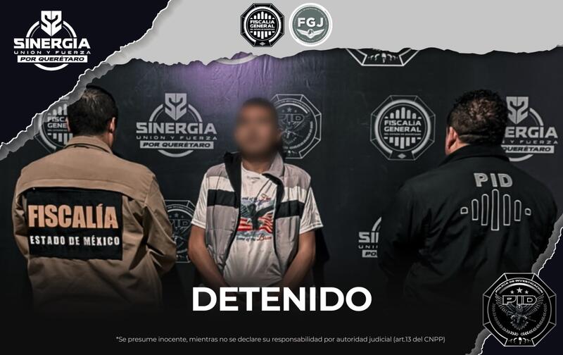 Detienen en Querétaro a Alberto “N”, requerido por violación en el Estado de México Borrador automático